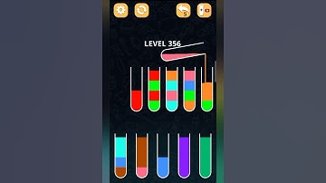 Color sort puzzle Level 356 #colorsortpuzzle #game #androidgame #gameplay #satisfyinggame