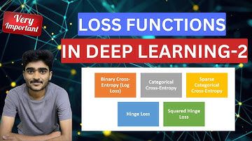 Tutorial-17:loss functions for classification|Deep Learning