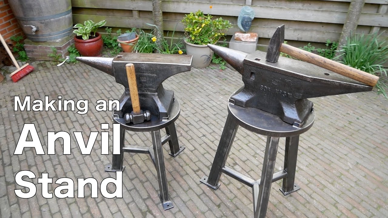 Homemade Anvil Stand. appears to be made with 1 x 8s - Love this stand   I want one if I ever get an anv…