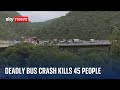 Eight-year-old girl is sole survivor of deadly bus crash in South Africa