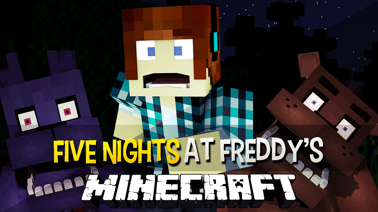 Minecraft: Sobrevivemos A Primeira Noite !! - Five Nights 
