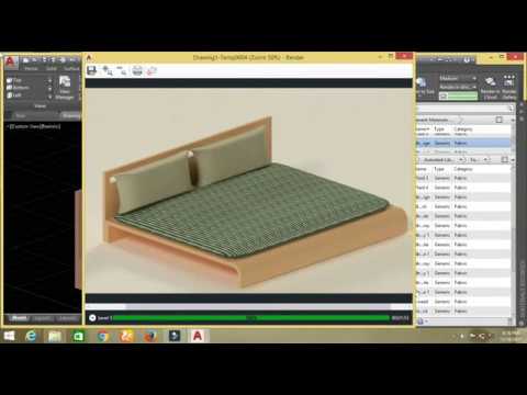 autocad-3d--wooden-bed-design-in-autocad-2018