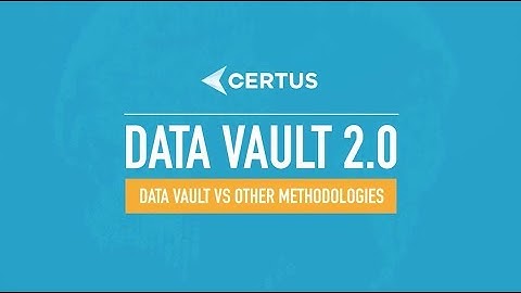 Data Vault vs other methodologies | Dan Linstedt | Data Vault 2.0 | Certus Solutions