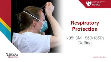 Respirator User Guide: N95 3M 1860/1860s - Doffing