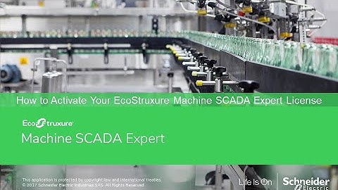 How to Activate Your EcoStruxure Machine SCADA Expert License