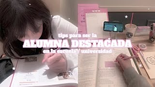 10 TIPS para ser LA ALUMNA TOP / DESTACADA de la ESCUELA o UNIVERSIDAD ☕ | softly