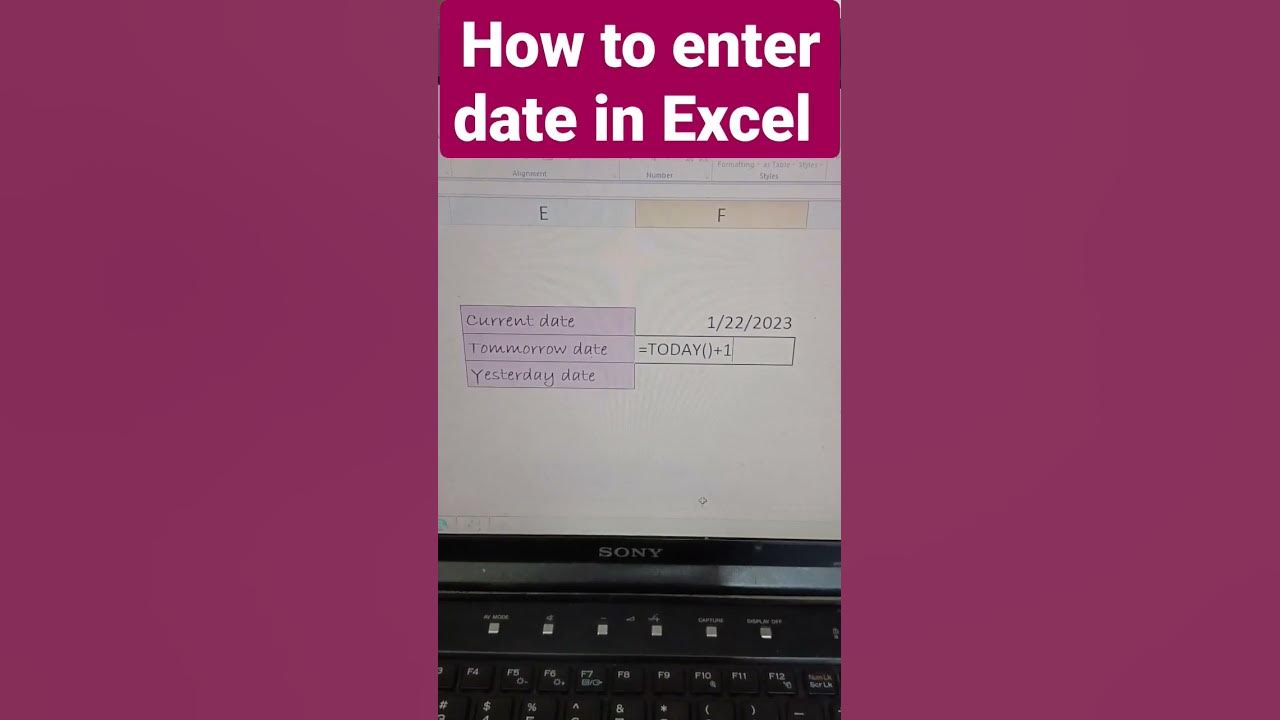 How To Enter Date In Excel excel date microsoft formula YouTube how-to-enter-date-in-excel-excel-date-microsoft-formula-youtube