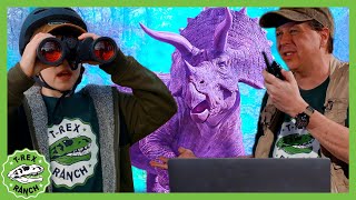 Can The Park Rangers Transport All the Dinosaurs? | T-Rex Ranch Dinosaur Videos for Kids