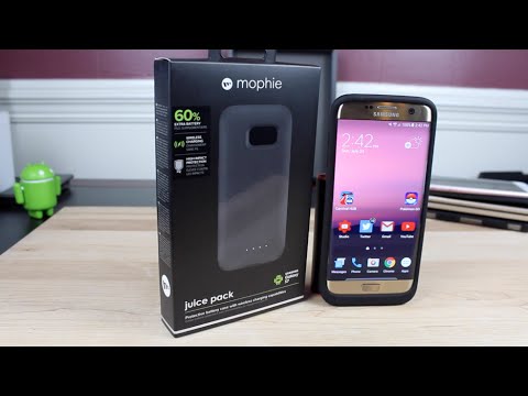 Galaxy S7 / S7 Edge Mophie 주스 팩 w / 무선 충전 검토! 배터리 수명 두 배