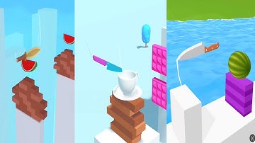 Almost Cut | Slice Master | Slice It - All Levels Gameplay Android, iOS