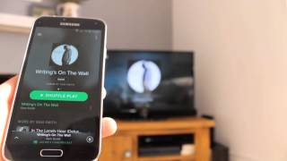 Tweet me @techneckonline website: techneckonline.com video showing how
to work and use spotify working on your tv via chromecast