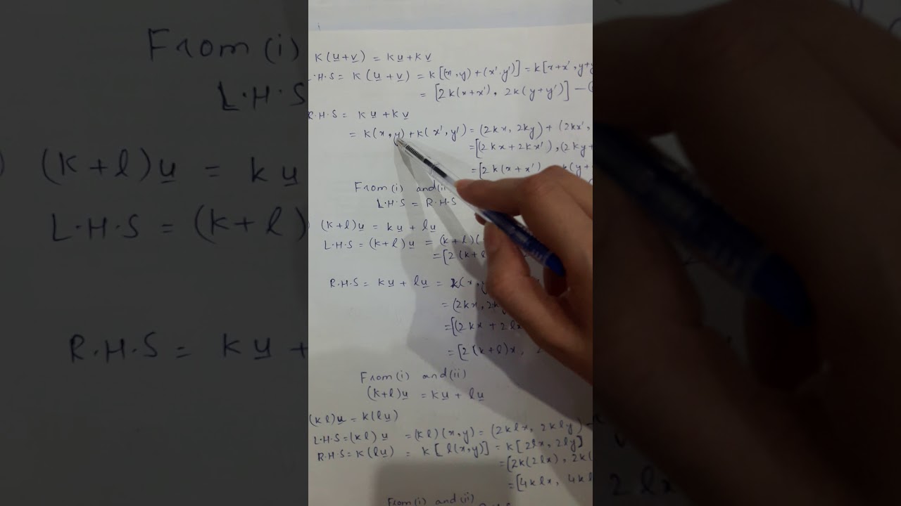 Lec 24 Examples of vector Space - YouTube