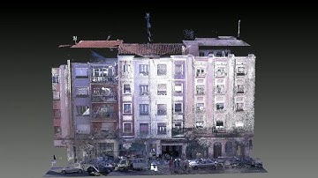 Video of point cloud for  demo site in Victoria, Spain (made by FASADA team) - BIM SPEED project