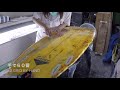 004 今のうちにリペアしとこ！Ding Repair DIY at home リッチ・パヴェル・サーフボードをレストア風に修理 Restore Rich Pavel Fish
