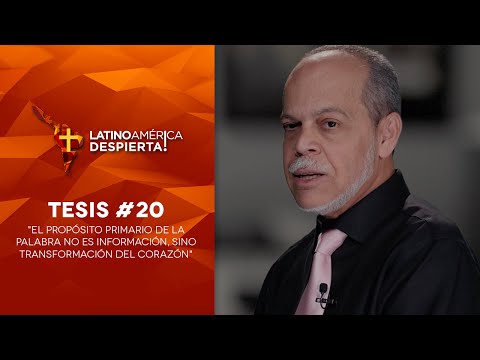 Tesis #20 - El propósito primario de la Palabra no es información, sino transformación del corazón