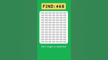 Find odd numbers - 468 - #odd #quiz #braintest