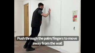Single Arm Wall Press