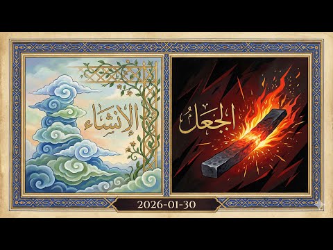 ح91 الفرق الجوهري بين الجعل المفاجئ و الإنشاء التدريجي في الخلق بث 2026 01 30 
