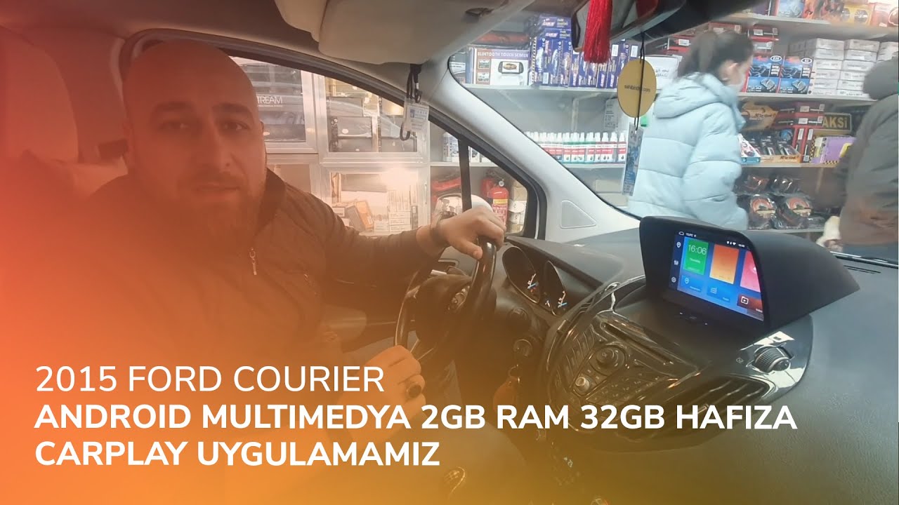 2015 Ford Courier // Android Multimedya 2GB Ram 32GB Hafıza, CarPlay
