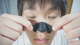【閲覧注意】 鼻パックで鼻の角質ゴッソリ取ってみた！！