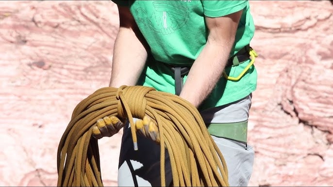 Climbing Magazine - How to make a backpack coil 