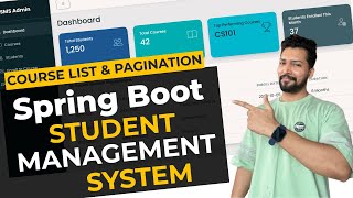 Implement Pagination in Spring Boot | Course Listing Module | Student Management System