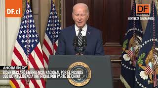 Biden anuncia restricciones a las inversiones en tecnología de China