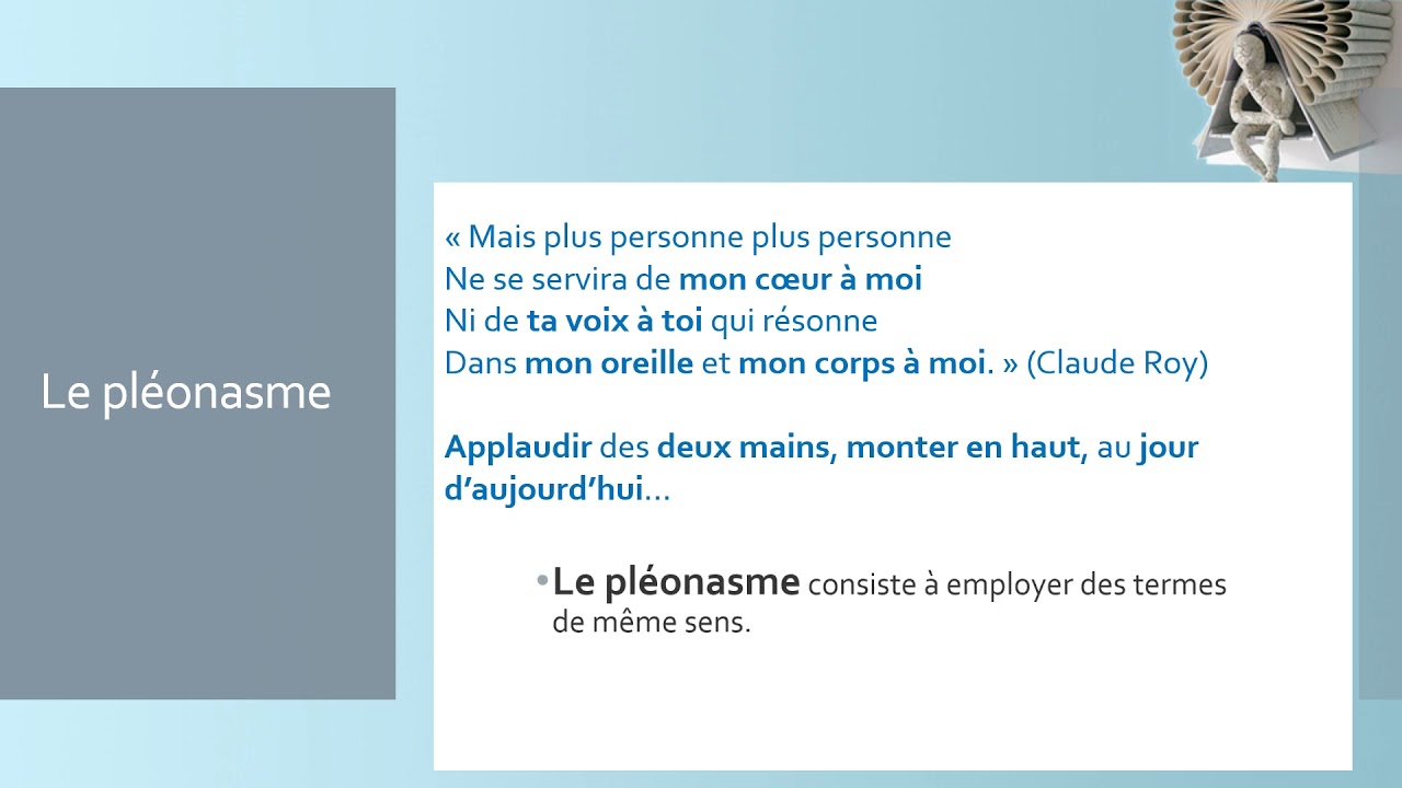 FIGURES DE STYLE  répétition, anaphore, pléonasme, hyperbole...  LES