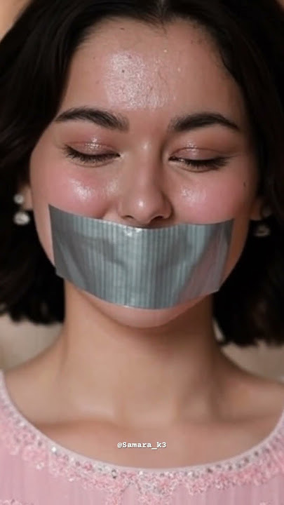 Hania Amir tape gagged |Duct Tape |Photos Only