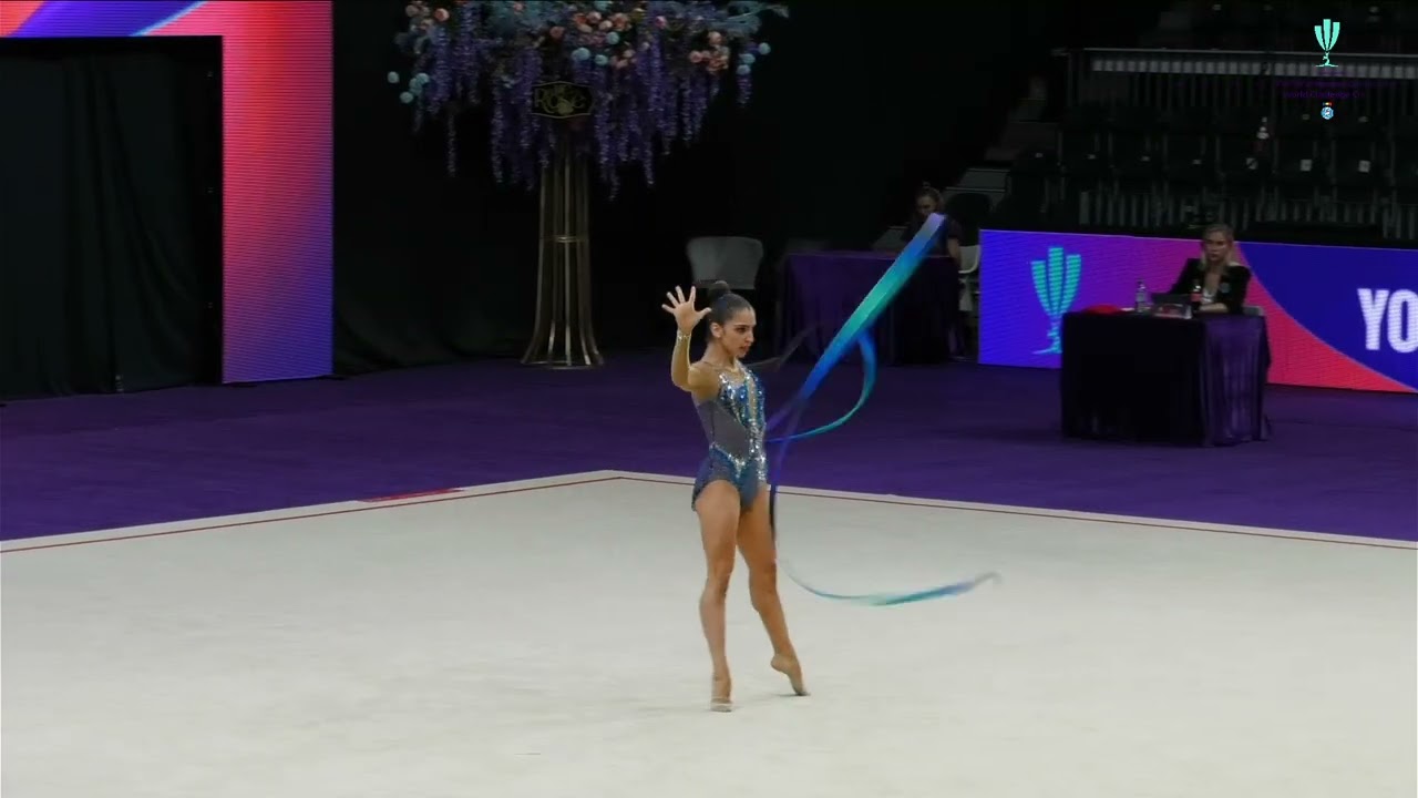 CAN SHAHBAZIAN Suzanna Ribbon Seniors FIG RG WCCup Cluj Napoca 2025 #RhythmicGymnastics