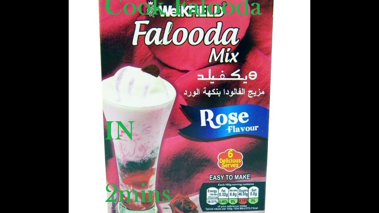 How to cook Weikfield Rose Falooda YouTube