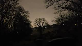 Walking Through the Cemetery at Night