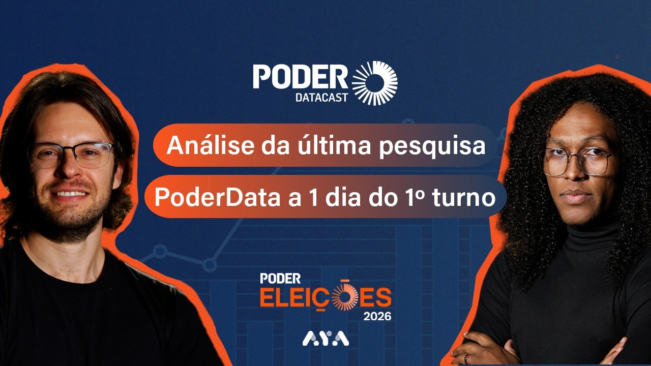 Ao vivo: PoderDataCast analisa última pesquisa PoderData antes do 1º turno
