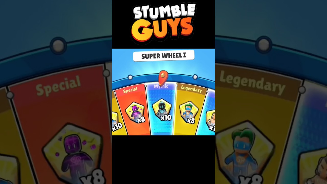 Mythic Stumble Guys 0.55 Super Wheel - Negaton Smashgloves | 