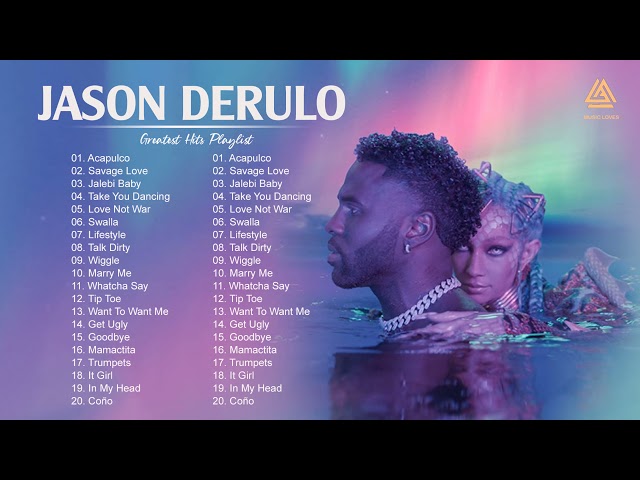 JasonDerulo Greatest Hits Full Album - Best Songs Of JasonDerulo Playlist 2021 class=