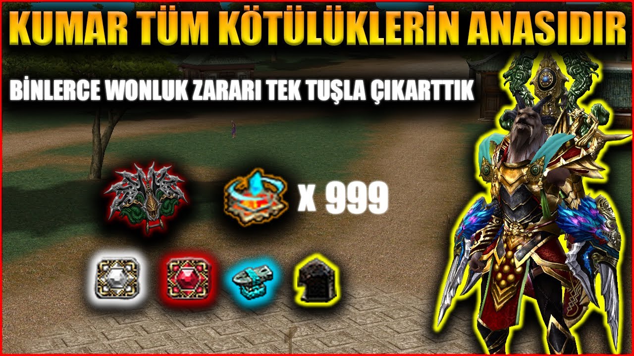 KUMAR BÜTÜN KÖTÜLÜKLERİN ANASIDIR I BİNLERCE WONLUK ZARAR I TEK TUŞLA ZARARI ÇIKARTTIK 