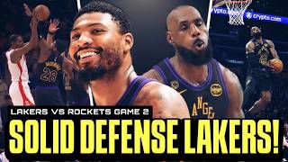 SOLID DEFENSE ng Lakers sa Game 2! Marcus Smart LOCKDOWN si KD! Lakers vs Rockets Playoffs BREAKDOWN