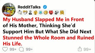 My Husband Slapped Me in Front of His Mother, Thinking She’d Support Him But What She Did Next...
