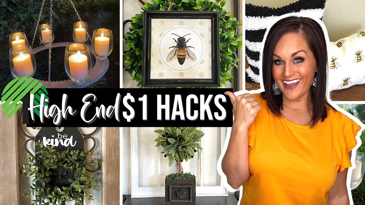 Best HIGH END Dollar Tree DIY Room Decor Ideas! YouTube