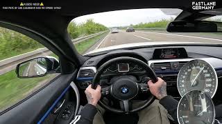 BMW F30 320d | POV Drive on German Autobahn | Top Speed