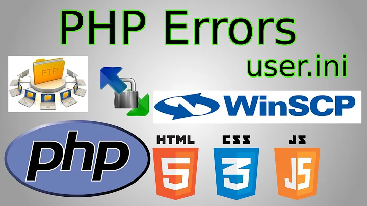 PHP Errors On (.user.ini file error reporting, display PHP errors)