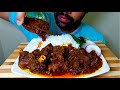 EATING MUTTON CURRY || RICE || ONION EATING SHOW|#HungryPiran