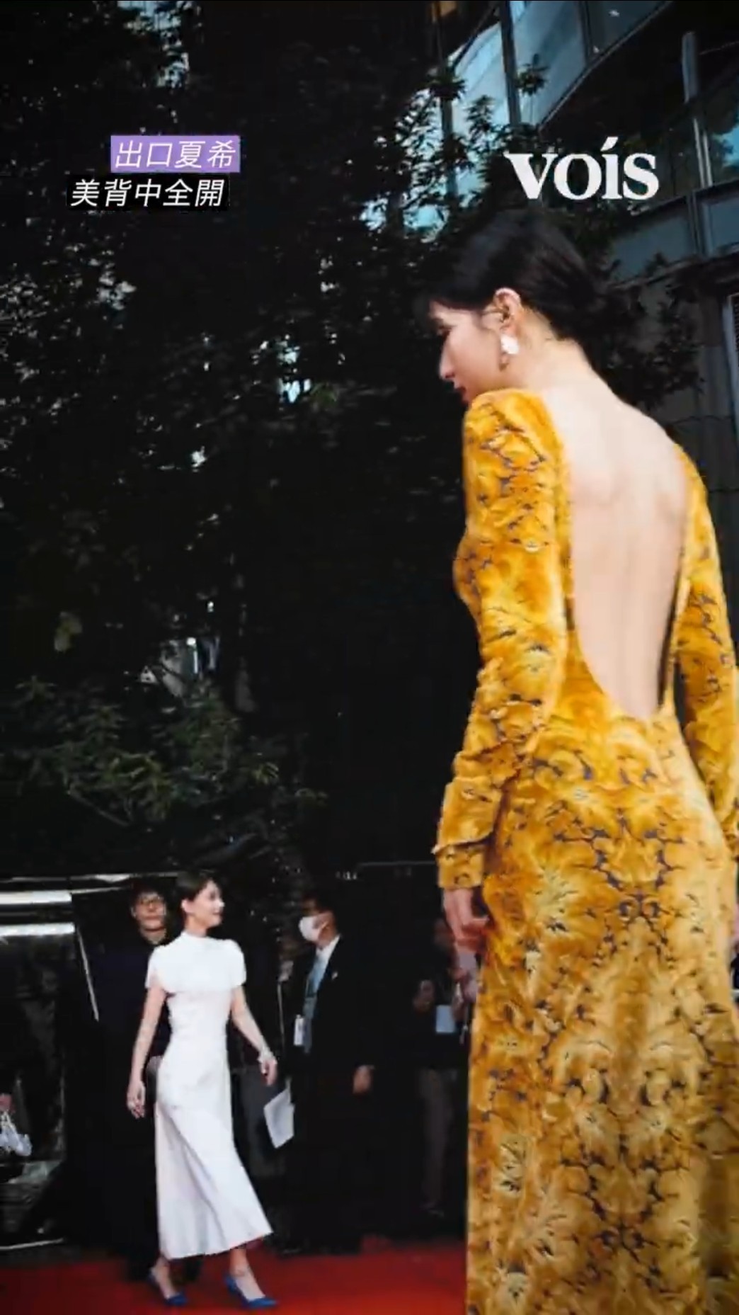 TADASHI SHOJI✨️背中美シルエットレッドカーペット風ドレス✨️美品 出口夏希、美背中全開 東京国際映画祭レカペ - YouTube