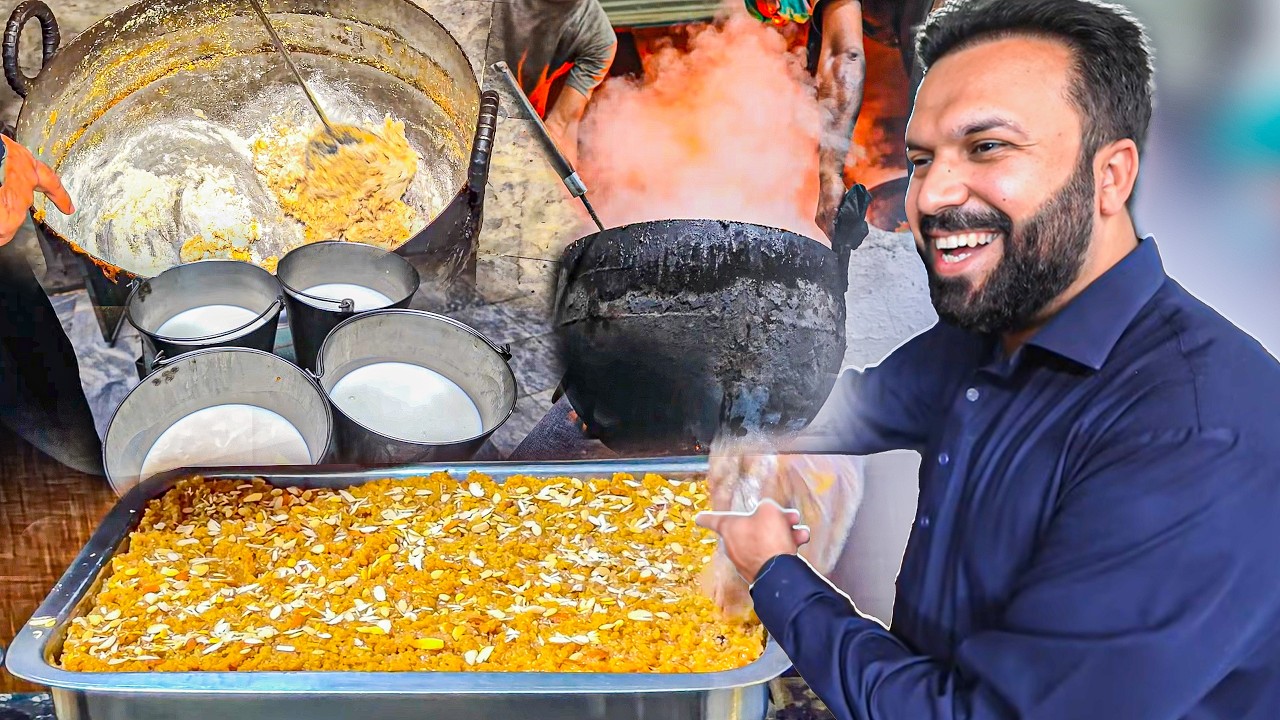 Making of DI Khan’s 90-Years-Old Qadeemi Sohan Halwa 😋🇵🇰 Selling Since 1936 😳