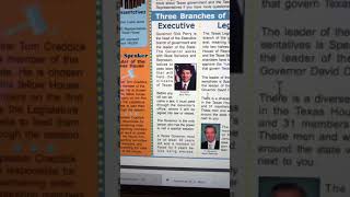 Three branches of Texas State Government