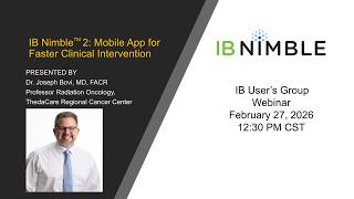 Experience IB Nimble 2: Dr. Joseph Bovi on smarter, faster, encrypted clinical care w/a mobile app