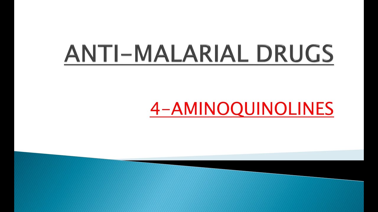 4-Aminoquinolines||Antimalarial Drugs||Chloroquine||Medicinal Chemistry||Lectures by Dr. Huma Ahmad