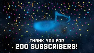 Thank you for 200 subscribers! @Automusic