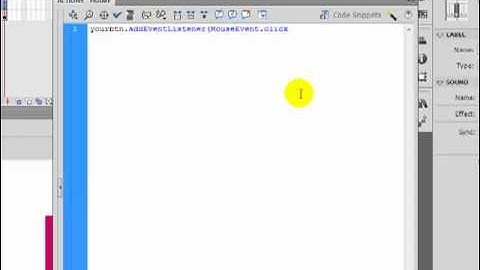 basic button as3 code