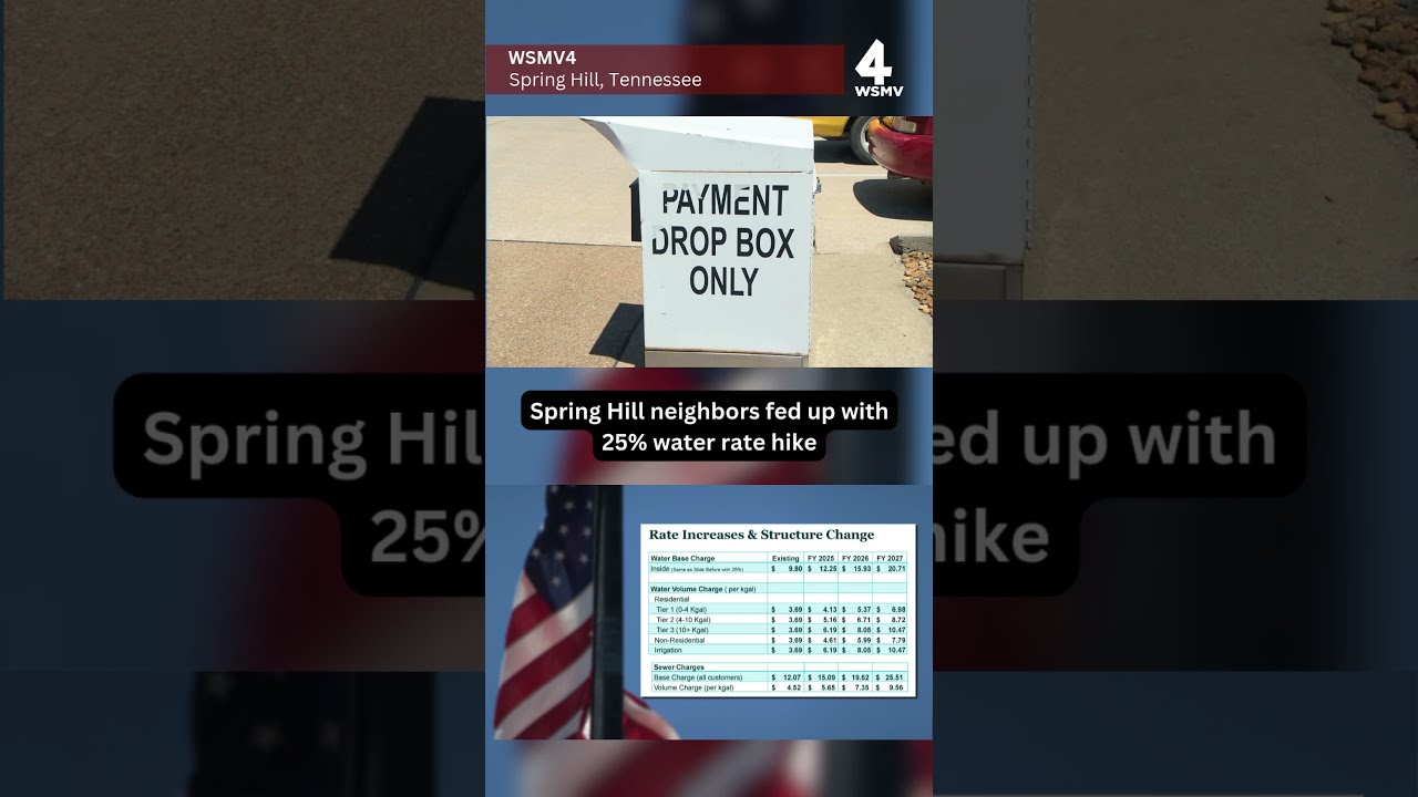Spring Hill Neighbors Fed Up With 25 Water Rate Hike